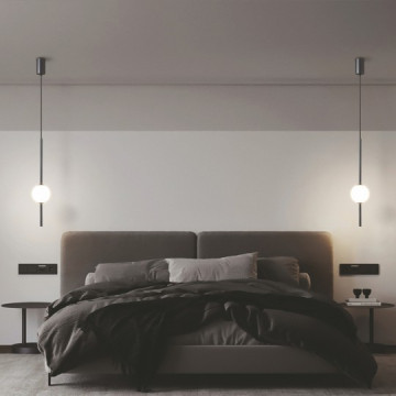 LED visilica M10922-1 B 6W 3000K crna