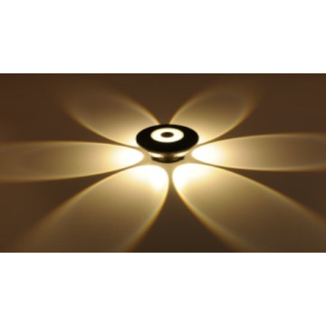 Baštenska zidna LED lampa 7W 4200K BOLERO-7 crna