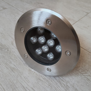Spoljna LED lampa za ugradnju u beton 9W 4000K AZUR-9  IP67