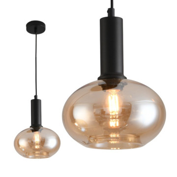 Visilica 1xE27 MAX A-1R amber staklo