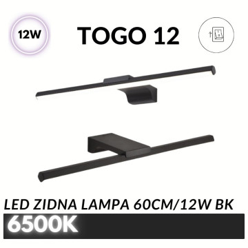 LED lampa za slike i ogledala 12W 6500K TOGO-12 crna