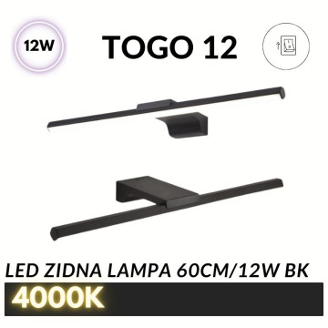 LED lampa za slike i ogledala 12W 4000K TOGO-12 crna