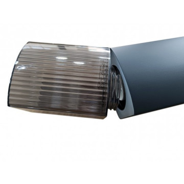 Baštenska stubna lampa PEONIA 1xE27 AD-OP-6582BE27PP crna