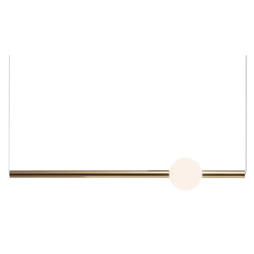 LED visilica 8,5W 3000K LI2012 belo-zlatna