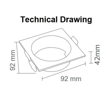 Rozetna usmeriva AZELYA-2 crna