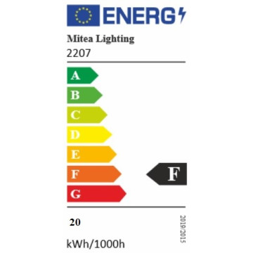 LED podna lampa 20W 3000K/4000K/5000K M70-C crna