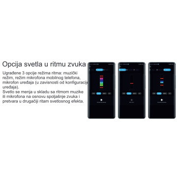 LED podna lampa RGB smart 12W sa daljinskim i adapterom M21004-BT crna