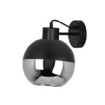 Zidna lampa 1xE27 MIKA-1R metal/staklo