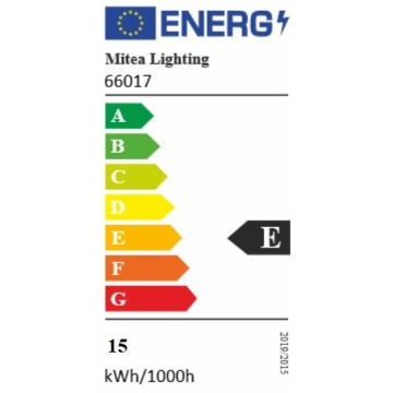 LED plafonjera M205540-C CCT 15W 3000-6500K crna