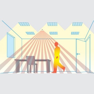 Senzor prisutnosti M274-1 C IP20 crni