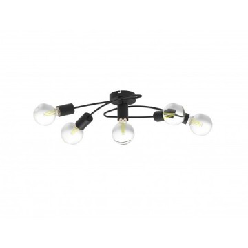 Luster plafonjera 5xE27 M190135 crna
