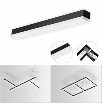 Linkabilna LED strela nizajuća M203840-C 60cm 30W 3000-6500K crna