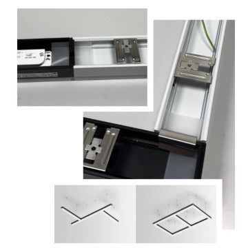 Linkabilna LED strela nizajuća M203840-C 120cm 60W 3000-6500K crna
