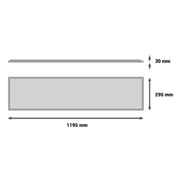 LED panel ugradni 1195x295mm 48W 6500K LPN30120BU-48/W