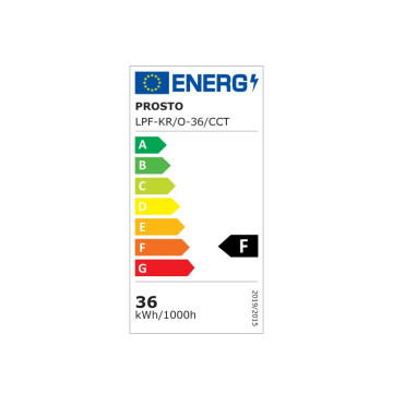 LED plafonjera fi230mm 36W 3000/4000/6500K bela