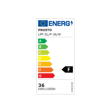 LED plafonjera 230x230mm 36W 6500K bela