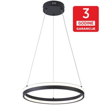 LED visilica CCT M10953 32W 3000/3500/4000K peščano crna