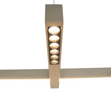 LED visilica M10958 24W 3000K šampanj-zlatna