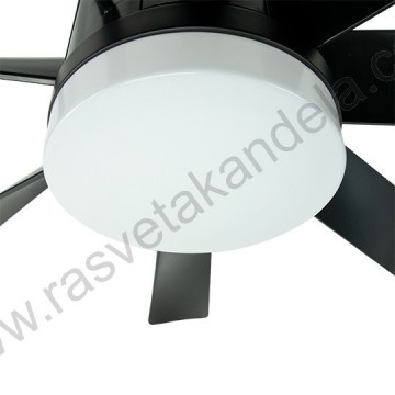 Luster ventilator sa LED svetlom MV5015-C 20W 3000/4000K/6500K crni