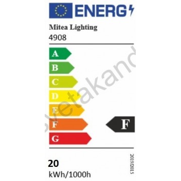 Luster ventilator sa LED svetlom MV5015-C 20W 3000/4000K/6500K crni