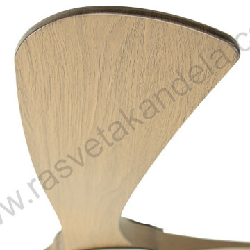 Luster ventilator sa LED svetlom MV5010-WWD 18W 3000/4000K/6500K boja drveta