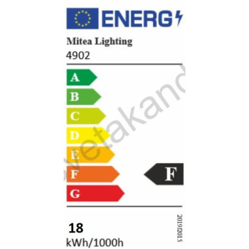 Luster ventilator sa LED svetlom MV5010-WWD 18W 3000/4000K/6500K boja drveta