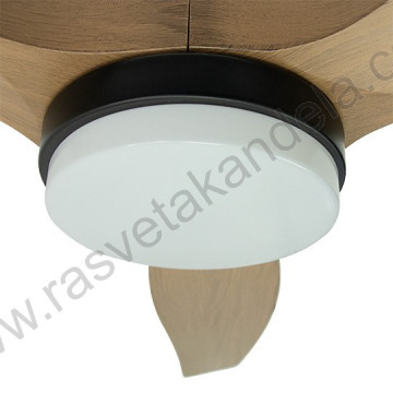 Luster ventilator sa LED svetlom MV5011-CWD 20W 3000/4000K/6500K boja drveta