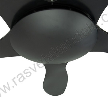 Plafonski ventilator bez svetla MV5001-C fi106cm crni sa daljinskim upravljačem