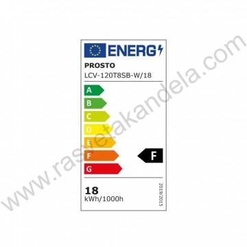 LED cev 18W T8 120cm LCV-120T8SB-W/18 6400K