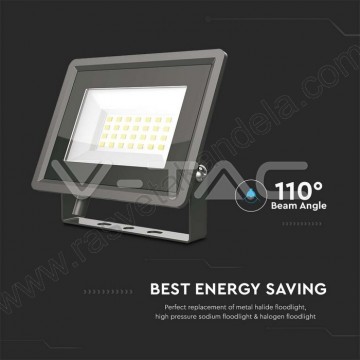 Led reflektor SMD LED 20W 6500K VT-4924 crni V-TAC