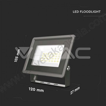 Led reflektor SMD LED 20W 6500K VT-4924 crni V-TAC