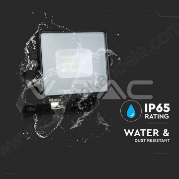Led reflektor SAMSUNG SMD LED 10W 6400K crni V-TAC