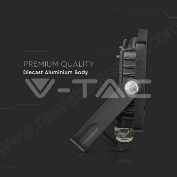 Led reflektor SAMSUNG SMD LED 10W 6400K crni V-TAC