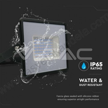 Led reflektor SMD LED 50W 6500K VT-4051 crni V-TAC