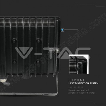 Led reflektor SMD LED 200W 6500K VT-49204 crni V-TAC