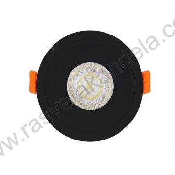 LED rozetna ugradna AMARA 6W 6400K crna