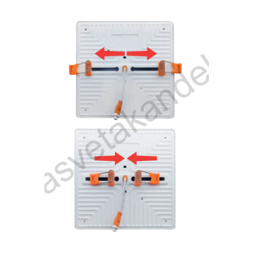 LED panel ugradni STELLA/SQ bez rama 8W 6400K beli