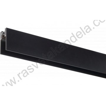 Magnetna šina nadgradna R35 1m crna