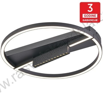 LED plafonjera-plafonska lampa fi500 30W 3000K M10937 crna