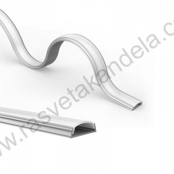 Fleksibilni aluminijumski profil za LED trake M640 18x6x2000mm
