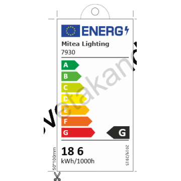 LED nadgradni panel 18W + 6W okrugli M18NO-D 3000K + 6500K