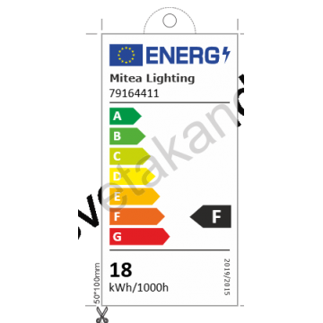 LED nadgradni panel M18NO-BK-CCT 18W 3000/4000/6500K crni