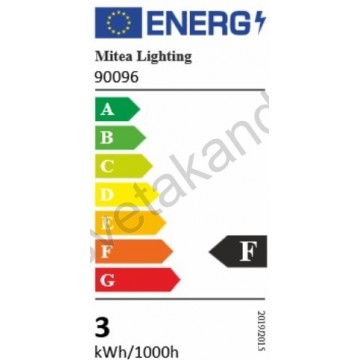 Spoljna ugradna LED lampa M953012 3W 4000K crna