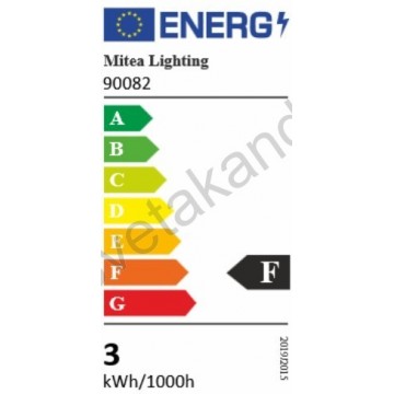 Spoljna ugradna LED lampa M953035 3W 4000K crna