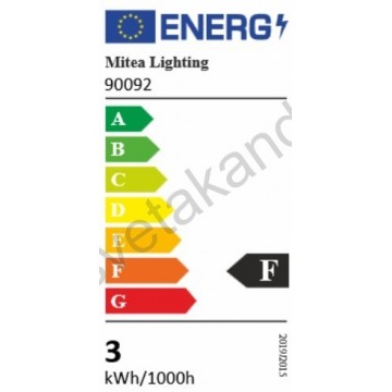 Spoljna ugradna LED lampa 85x85x53mm M953042 3W 4000K bela