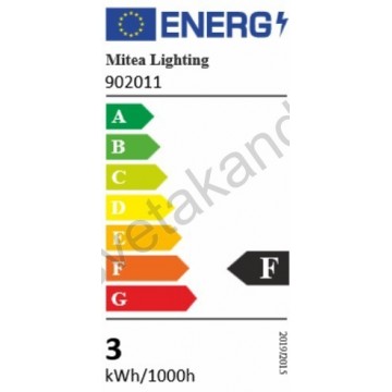LED rozetna M953013 3W 3000K crna