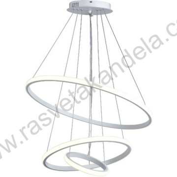 LED visilica M10902-3 W 50W 3000/4000/6000K mat bela