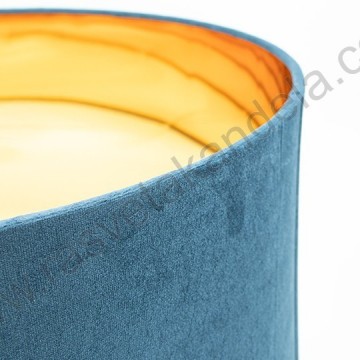 Podna lampa 1xE27 M55 zlatno-plava