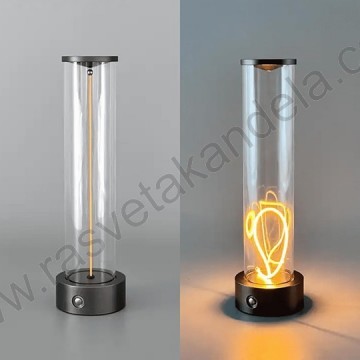 LED stona lampa 2W 2200K M1083-C siva dimabilna na dodir