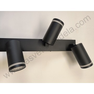Spot lampa 4xGU10 GRAL-4 crna